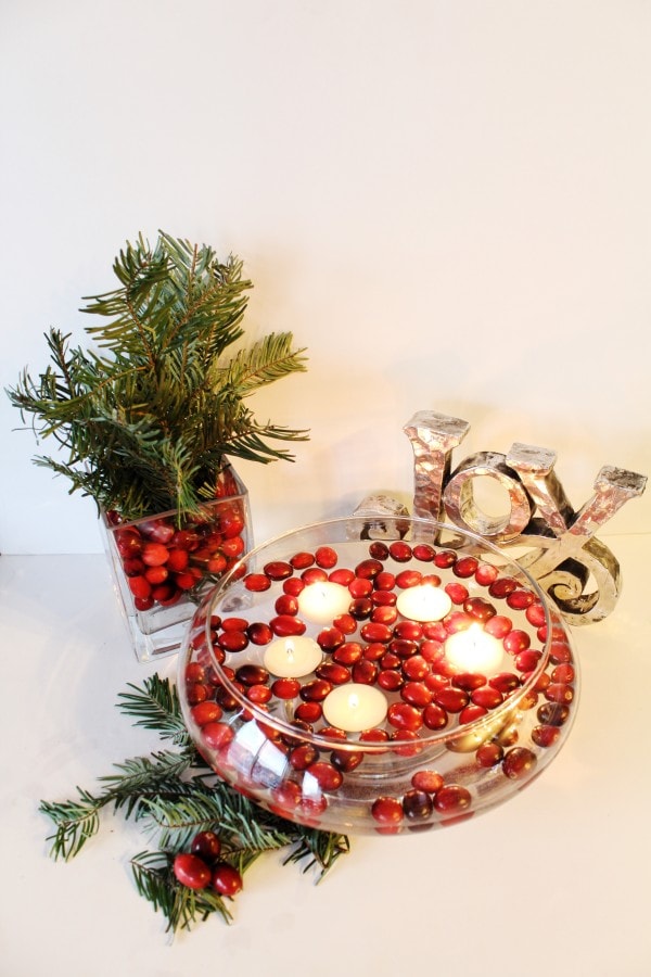 DIY Holiday Centrepiece I www.cookinginmygenes.com