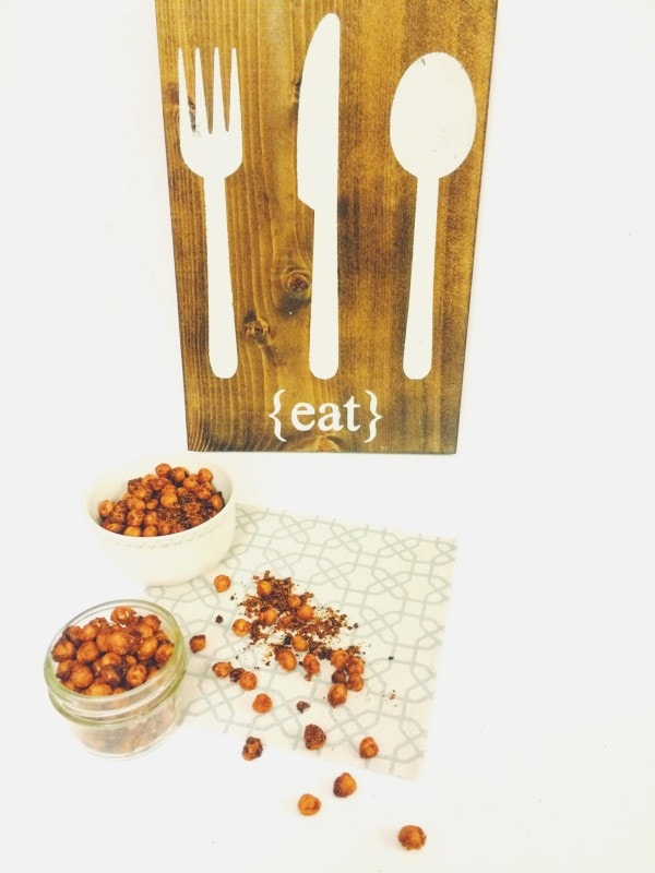 Roasted Chickpeas l cookinginmygenes.com