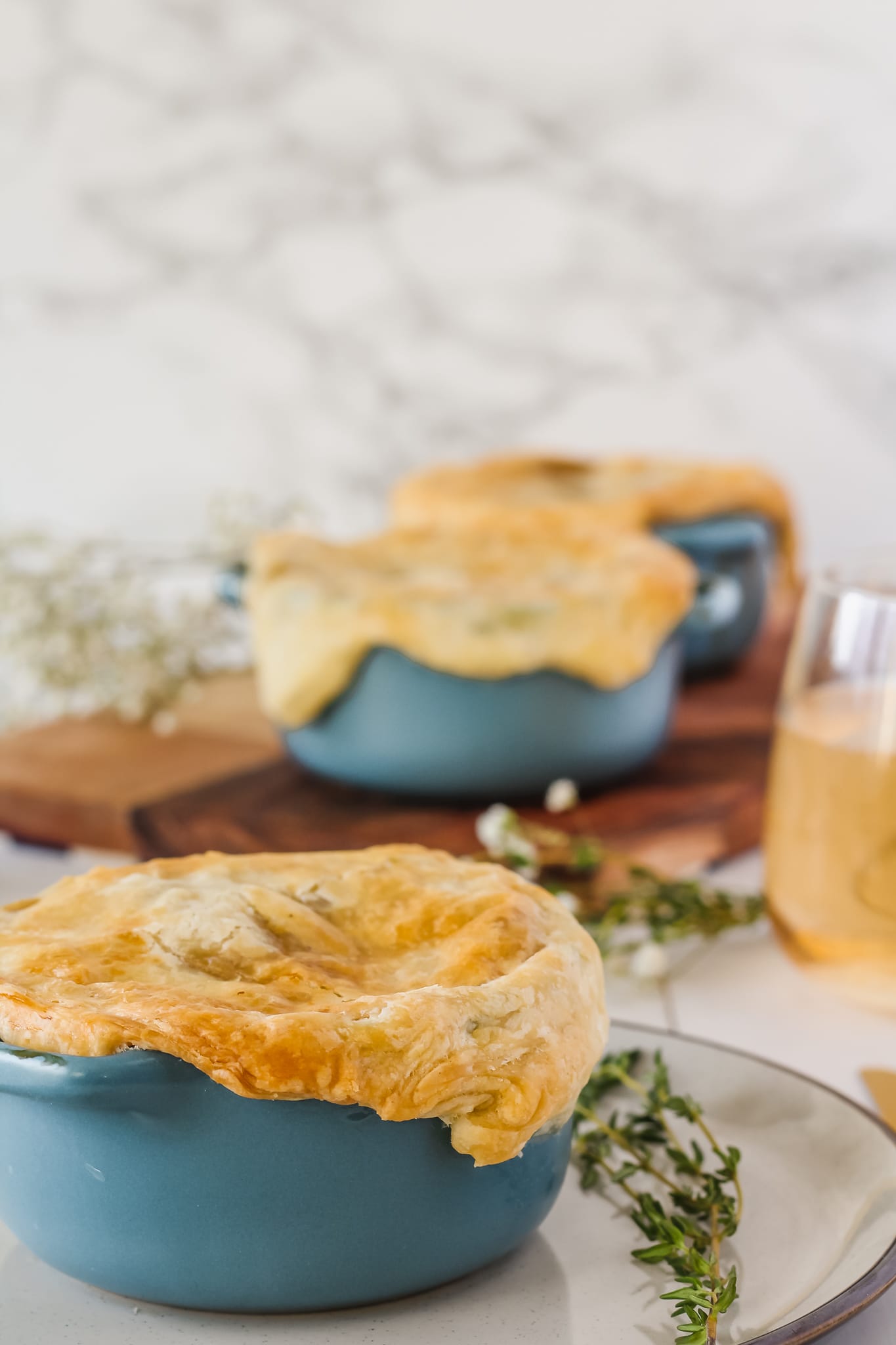 cooked pinto bean pot pie