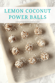 Lemon Coconut Power Balls