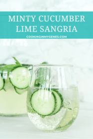 Minty Cucumber Lime Sangria