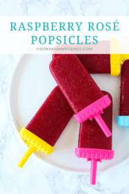 Raspberry Rosé Popsicles