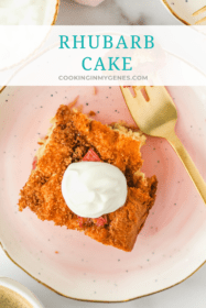 Rhubarb Cake