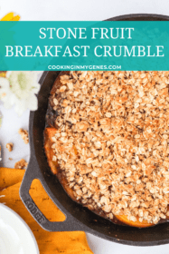 Stone Fruit Breakfast Crumble