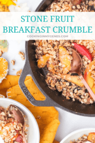 Stone Fruit Breakfast Crumble