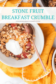 Stone Fruit Breakfast Crumble
