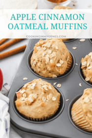Apple Cinnamon Oatmeal Muffins