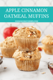 Apple Cinnamon Oatmeal Muffins