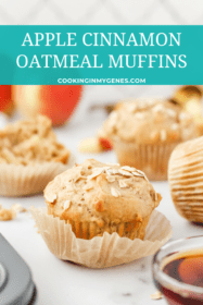 Apple Cinnamon Oatmeal Muffins