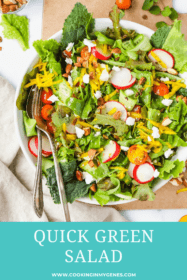 Quick Summer Green Salad