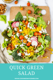 Quick Summer Green Salad