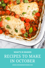 Recipes to Make in October