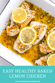 Easy Healthy Baked Lemon Chicken