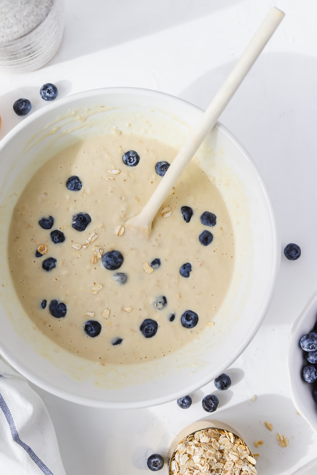 Blueberry Oatmeal Pancakes