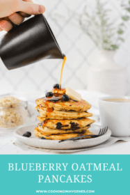 Blueberry Oatmeal Pancakes