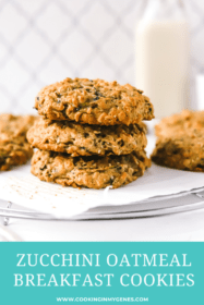 Zucchini Breakfast Cookies