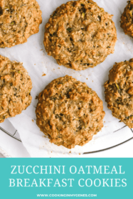 Zucchini Breakfast Cookies