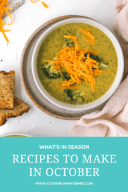 Recipes to make in October