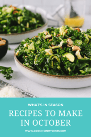 Recipes to make in October