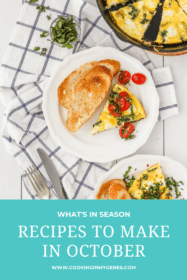 Recipes to make in October
