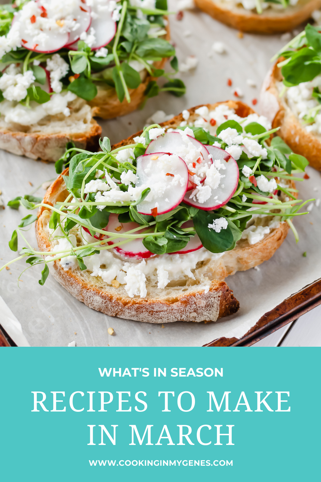 Recipes to cook in March