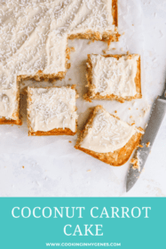 Coconut & Carrot Cake