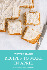 Recipes to make in April