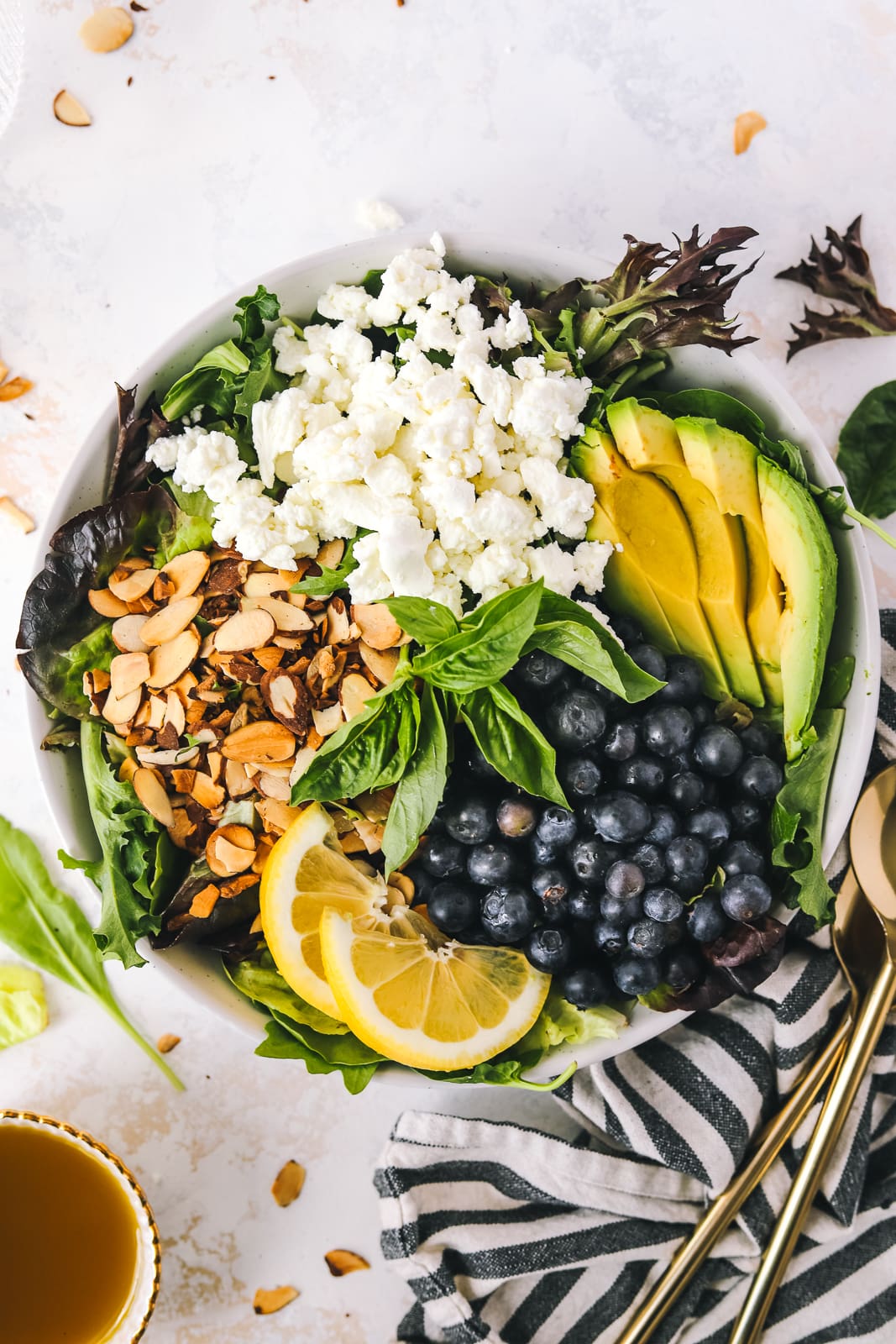 Blueberry Summer Greens Salad