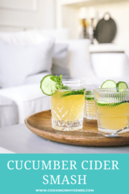 Cucumber Cider Smash Cocktail