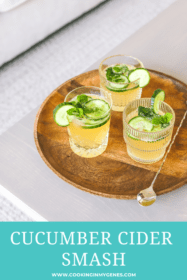 Cucumber Cider Smash Cocktail