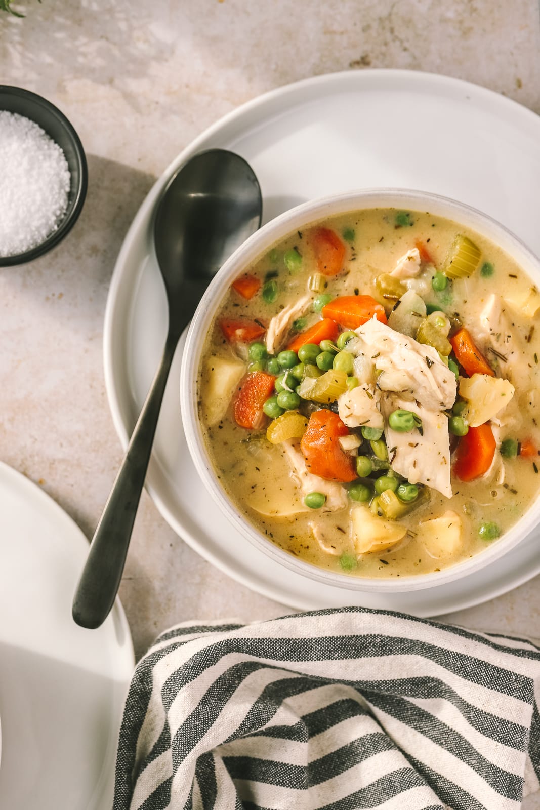 cozy chicken pot pie soup recipe