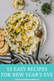 New Year's Eve food & cocktails