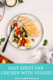 vegetables and chicken on a dinner plate