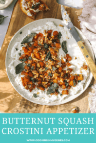 butternut squash appetizer on a plate