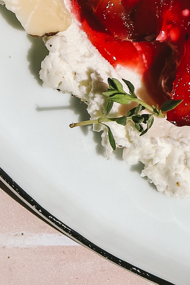 closeup of fresh thyme