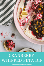 knife dipped into whipped feta