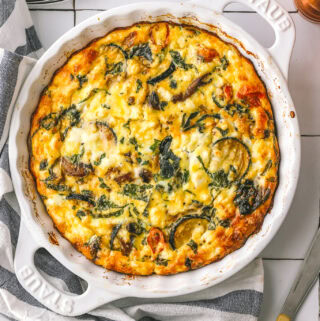 cooked crustless quiche