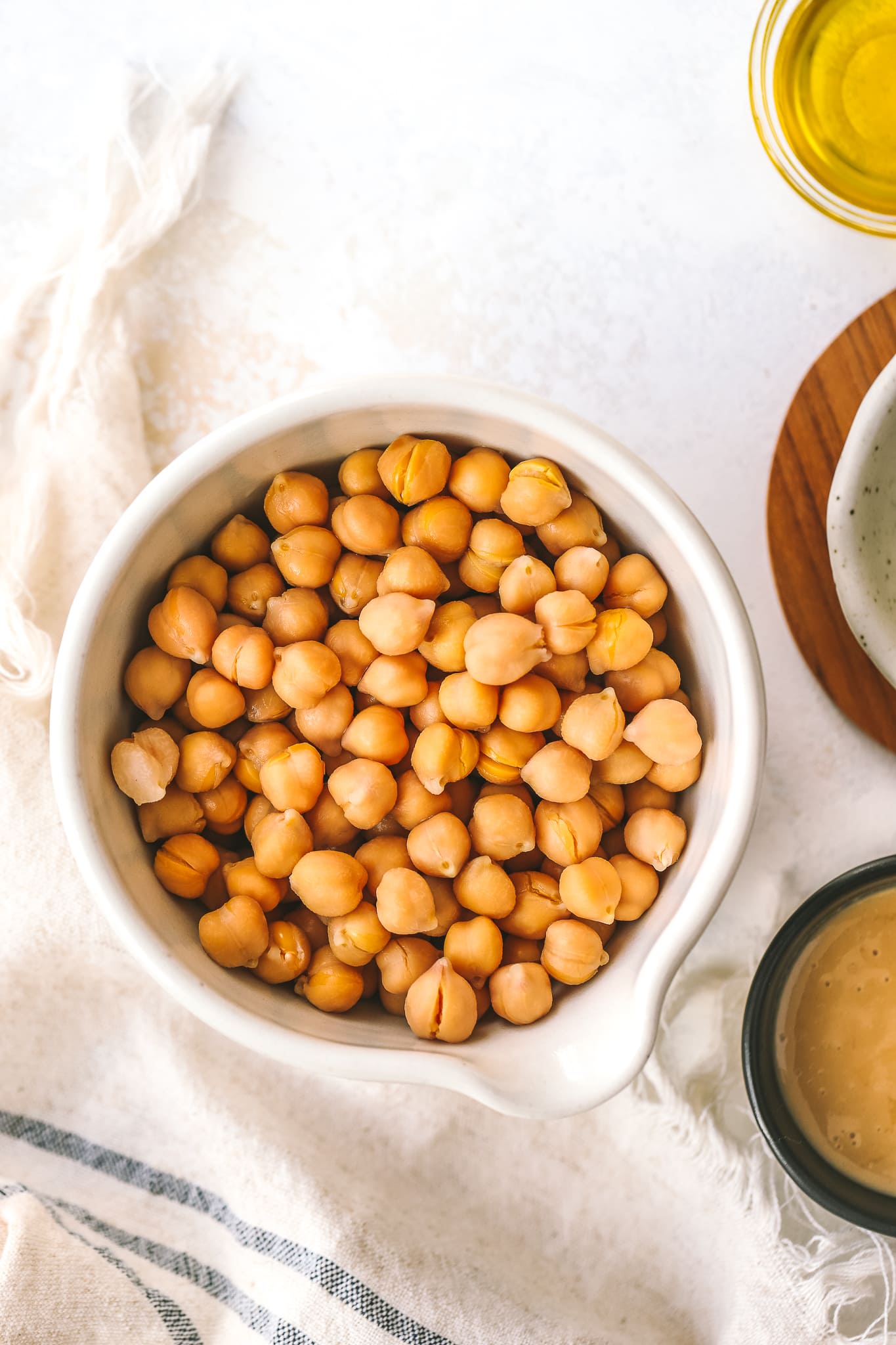 chickpeas in a bowl