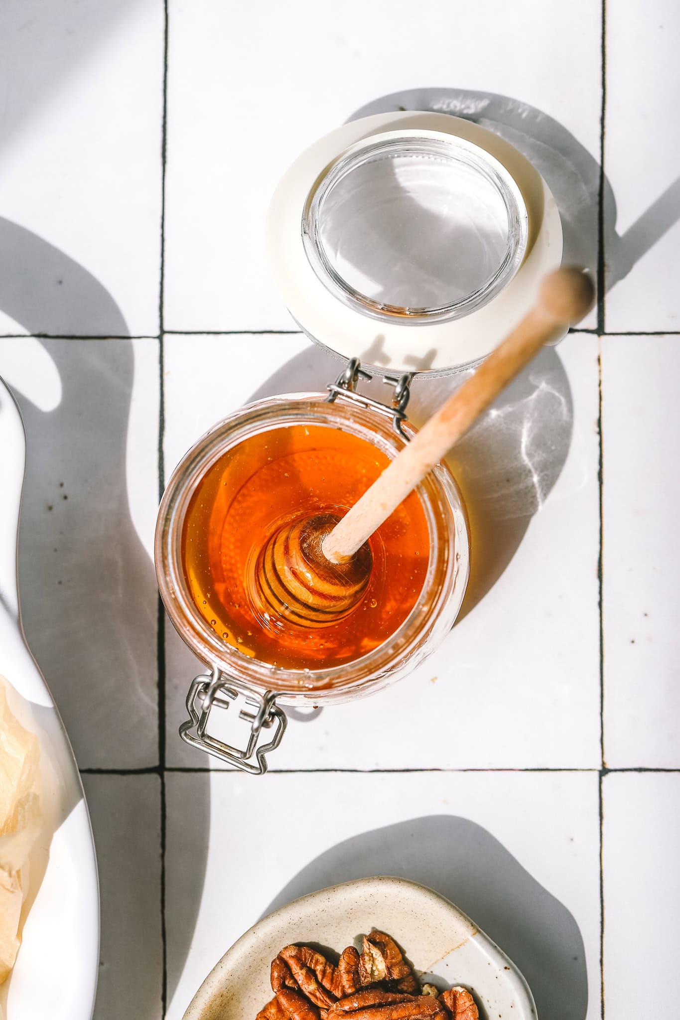 honey in a container