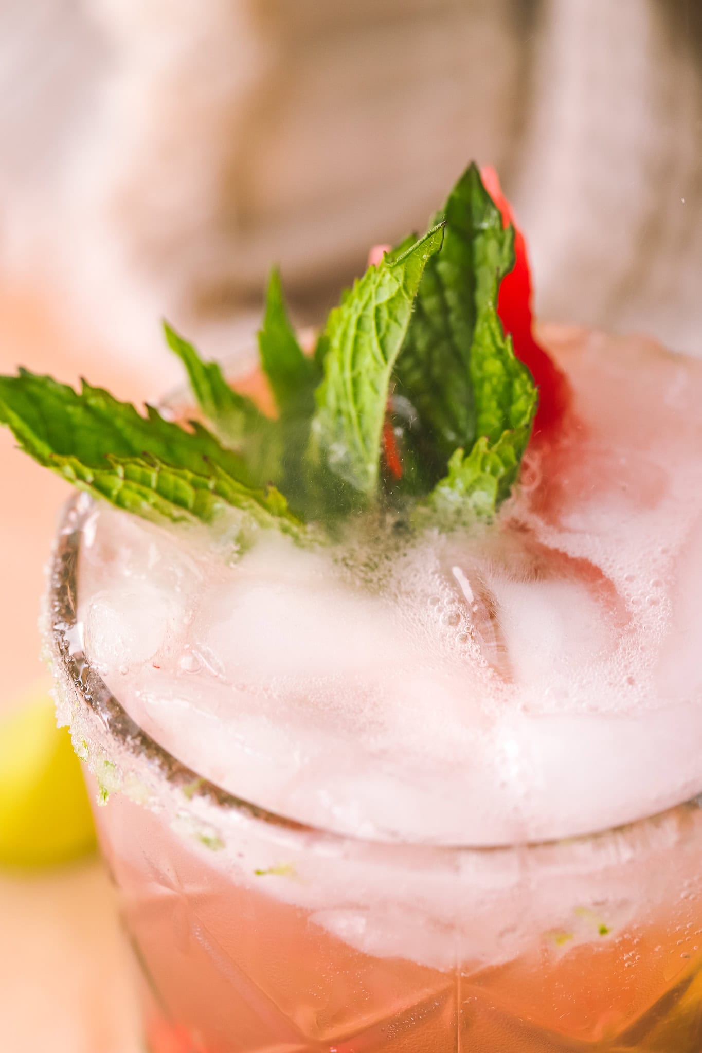 close-up of bubbly water 