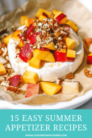 peach and pecan baked brie