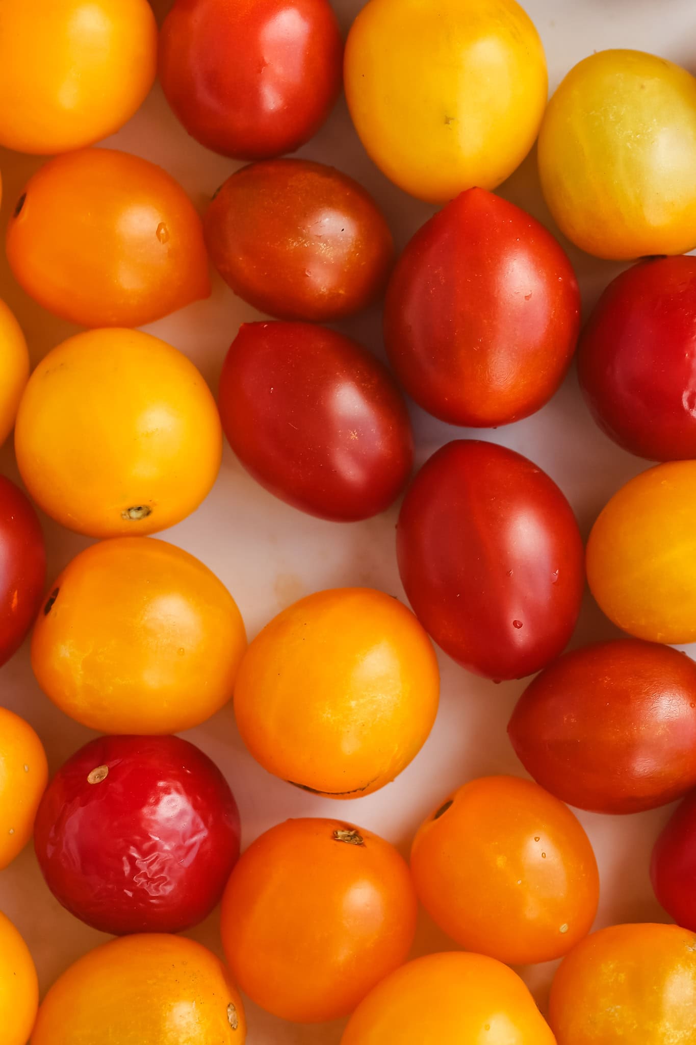 close up of cherry tomatoes