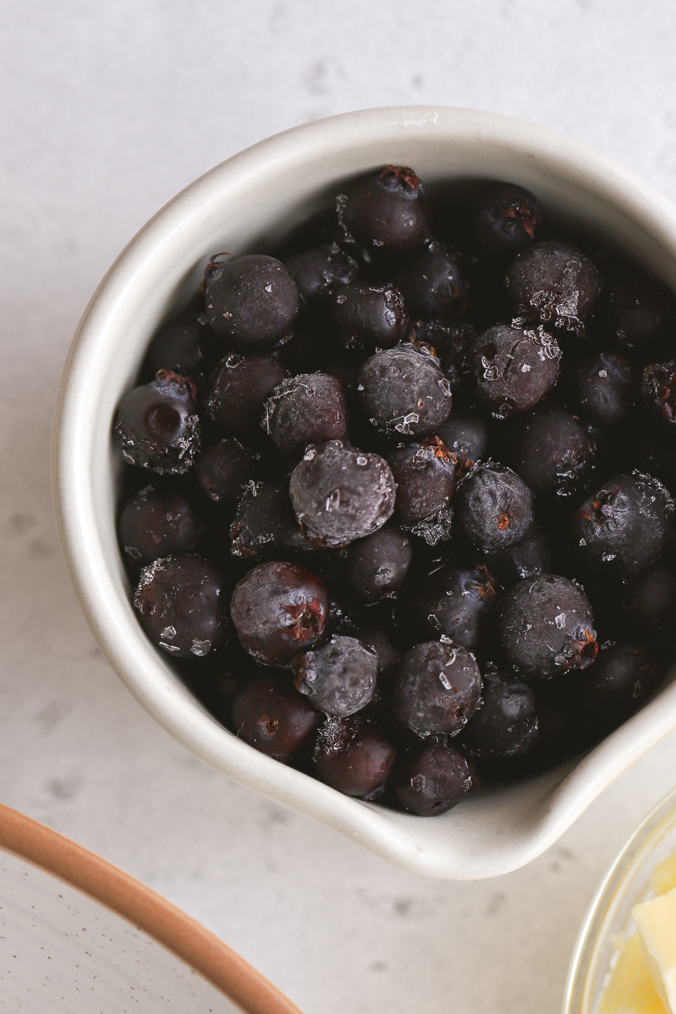 bowl of saskatoon berries