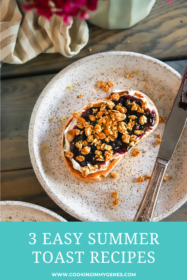 blueberry cheesecake summer toast recipe