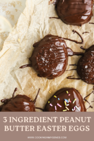 peanut butter egg drizzled with chocolate
